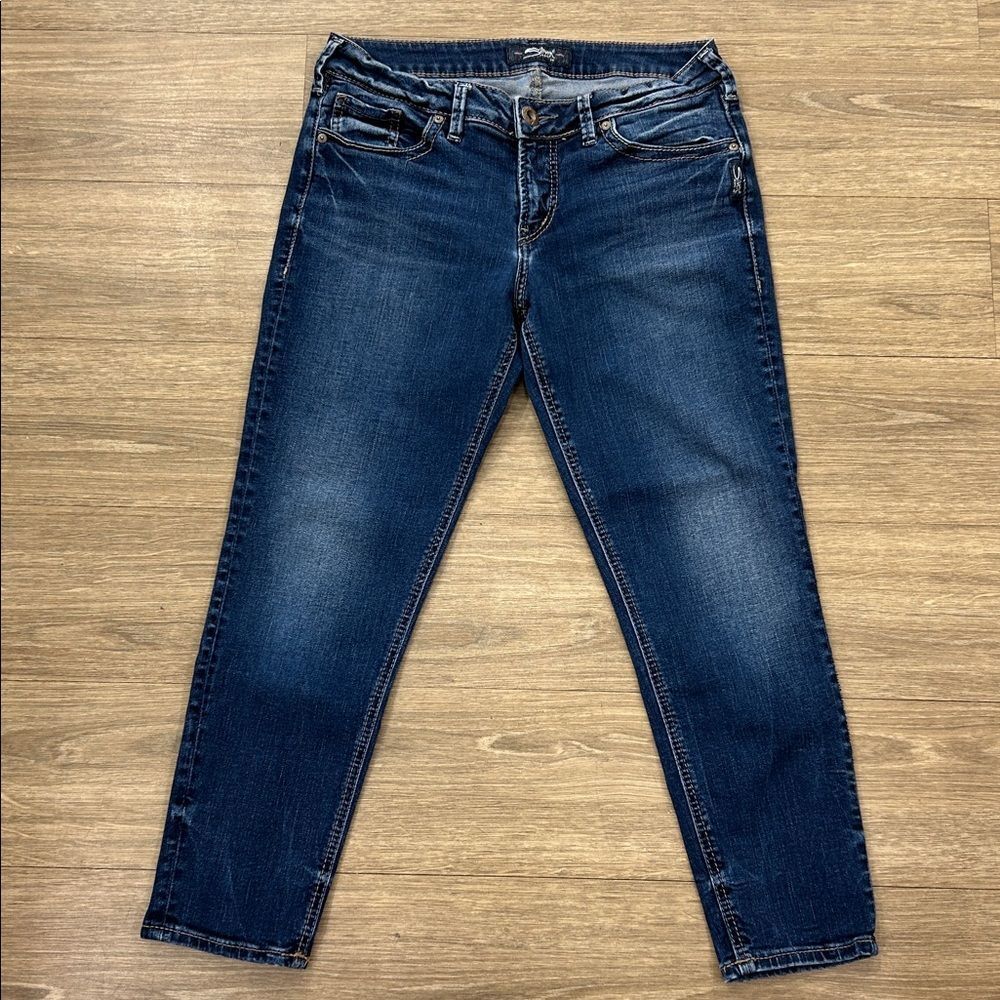 Silver Suki Skinny Crop Jeans - Picture 5 of 7